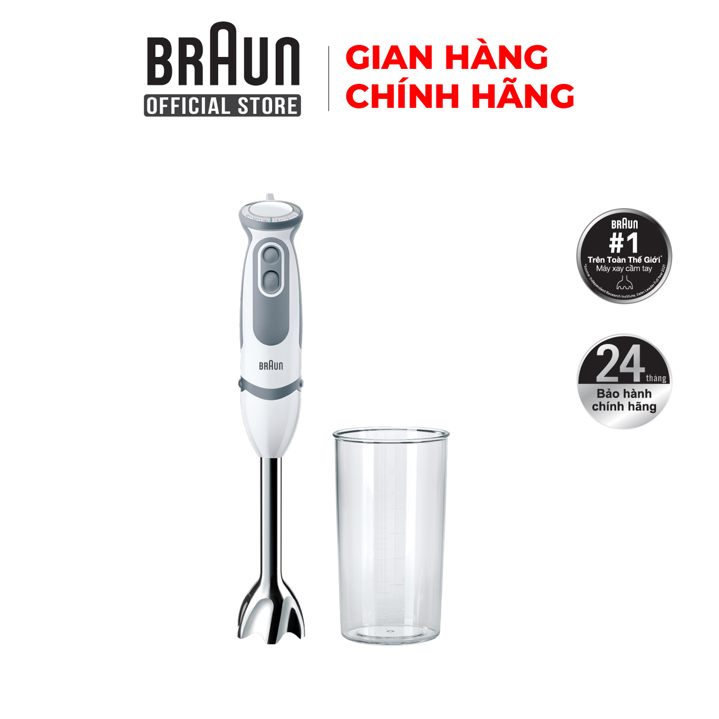 Máy xay cầm tay braun mq5200 - công suất 1000w - bảo hành 24 tháng