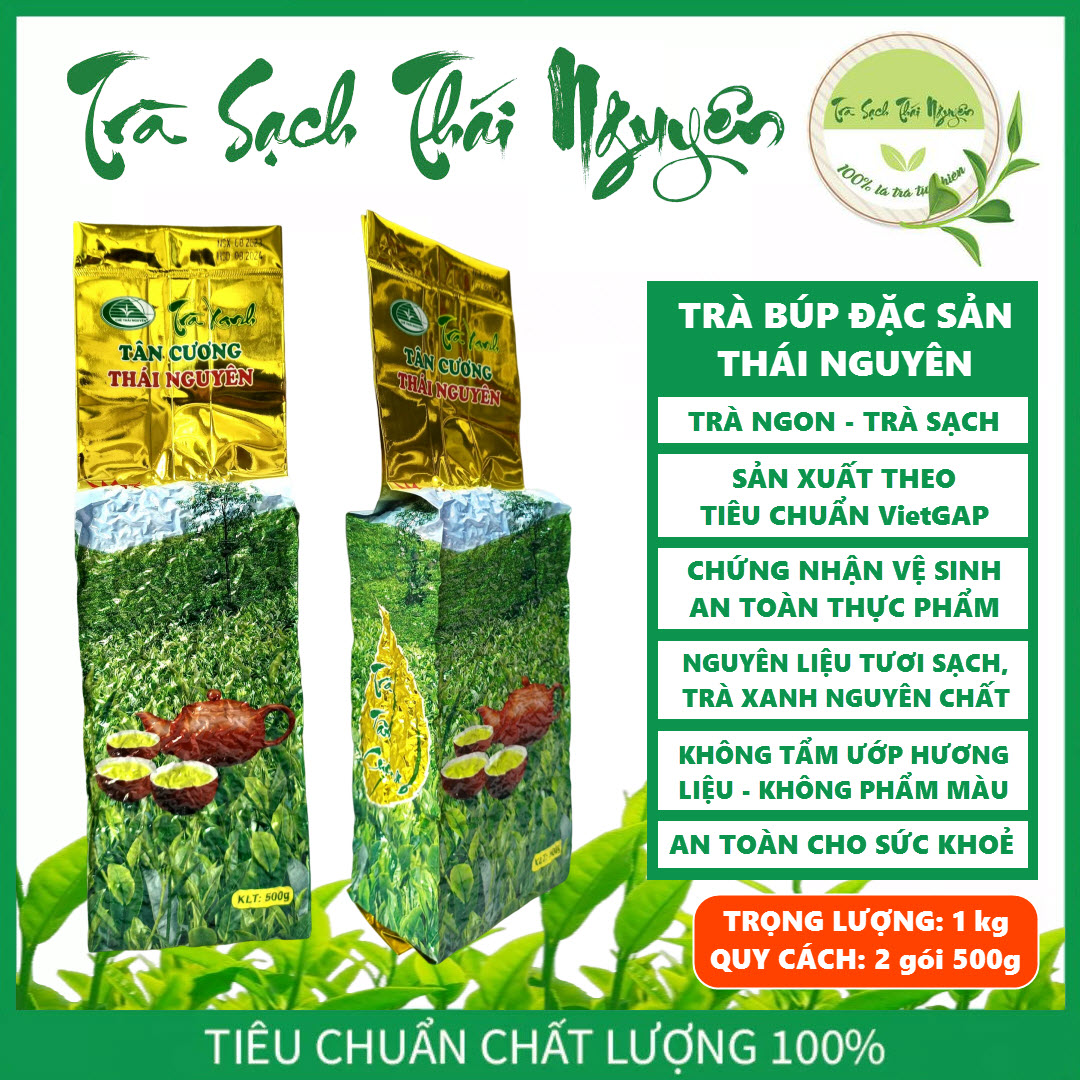 Trà búp đặc sản thái nguyên - trà bắc - nguyên chất 100% - trà thái nguyên - trà xanh - trà sạch -