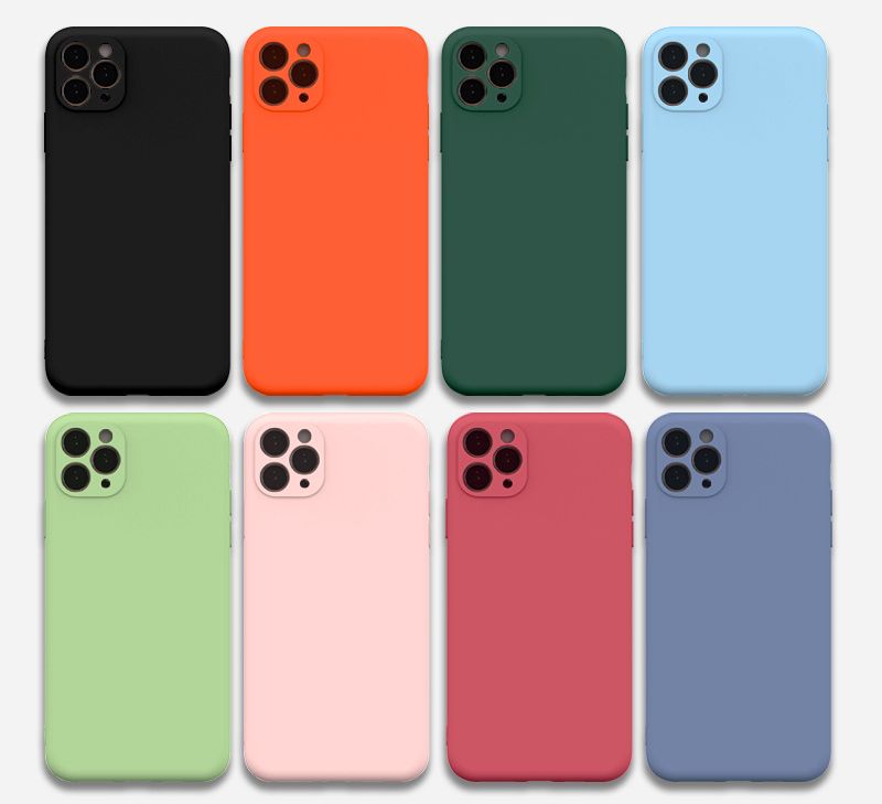 Ốp lưng iphone trơn màu nhựa dẻo bảo vệ Camera Xsmax/ ip11/11pro/11promax/ip12/12pro/12promax