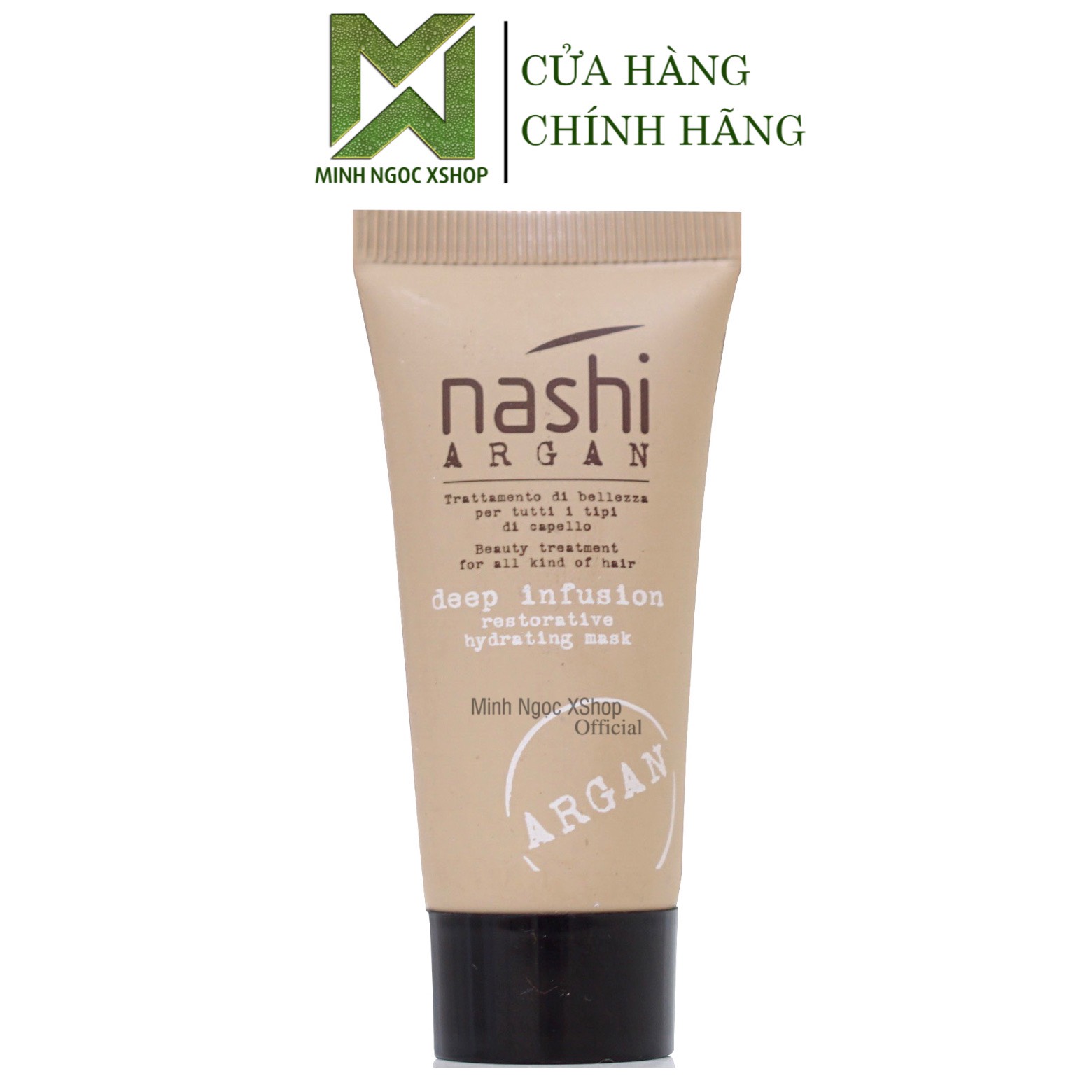 Dầu hấp phục hồi tái tạo cấu trúc tóc Nashi Argan Deep Infusion mini 20ML