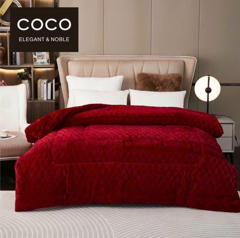 Chăn Lông Thỏ COCO Siêu Ấm Dày Mịn Kích Thước 2mx2m3 Nặng 4kg An Như Bedding