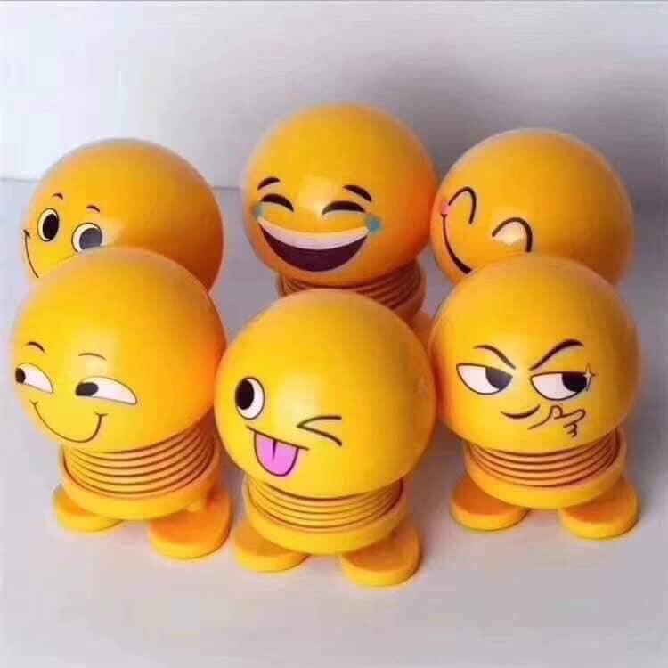 Combo 5 Emoji lò xo mặt cười nhún siêu dễ thương