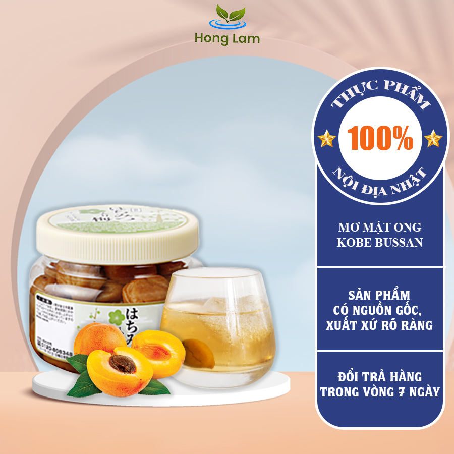 Mơ ngâm mật ong kobe bussan pha nước giải khát 400g
