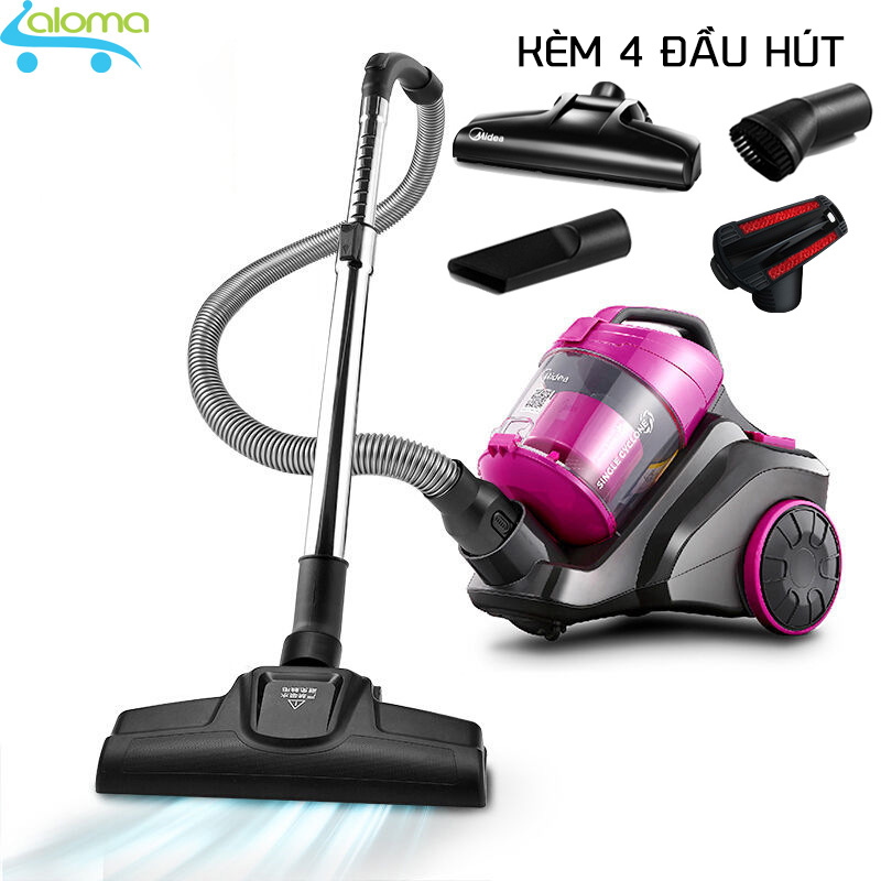 Máy hút bụi gia đình Midea L143C kèm 4 đầu hút công suất cao 1000W hút sàn hút giường nệm vệ sinh đồ dùng cao cấp