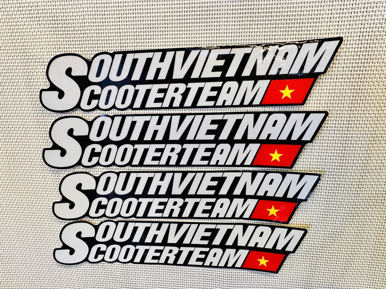 Tem dán south vn phản quang 18cm , 25cm