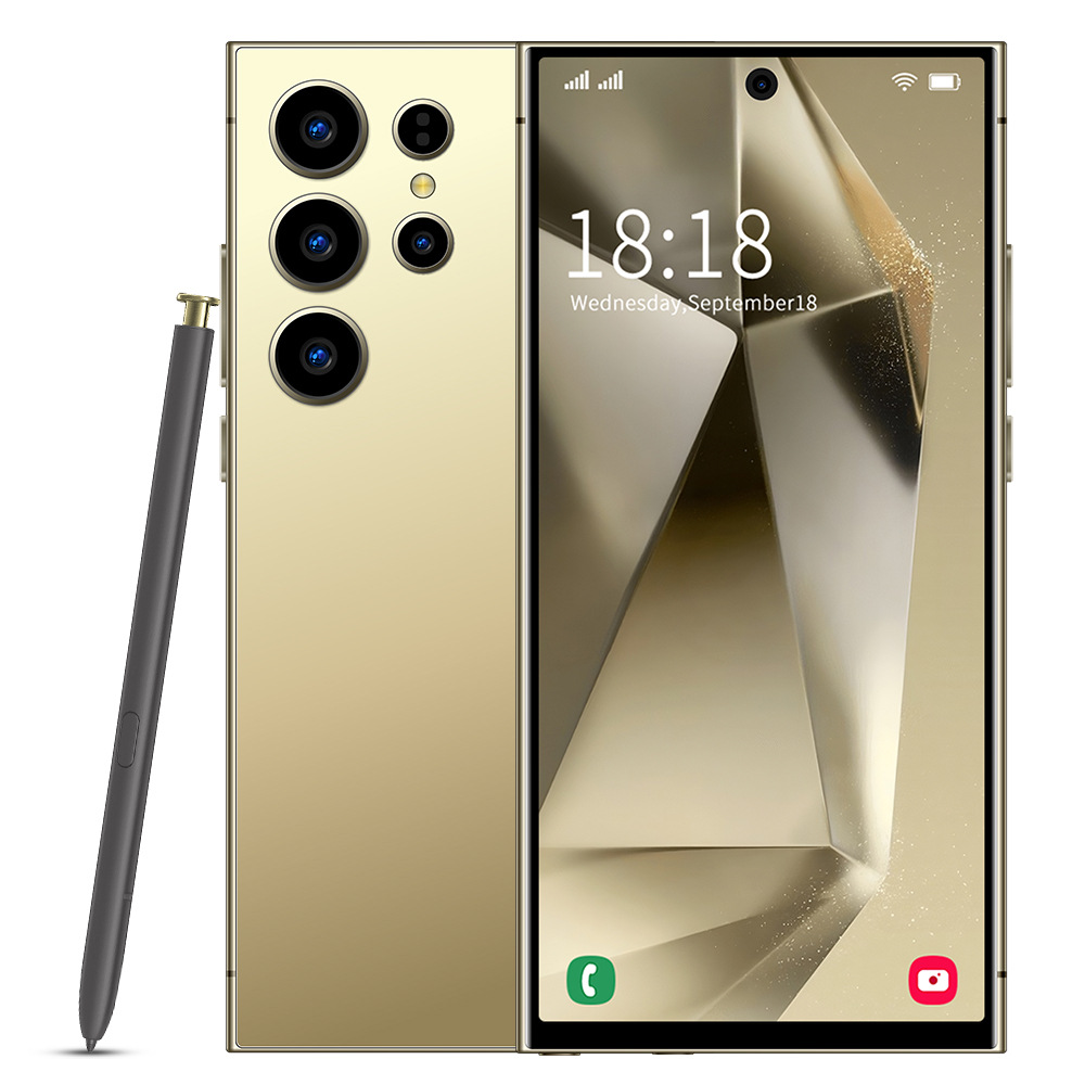 NEW S24 Ultra điện thoại thông minh 7.3 inch Android 3G/4G/5G giá rẻ 16GB/512GB 8000mAh Toàn màn hình điện thoại rẻ cho học sinh Hai SIM Với bút - 4
