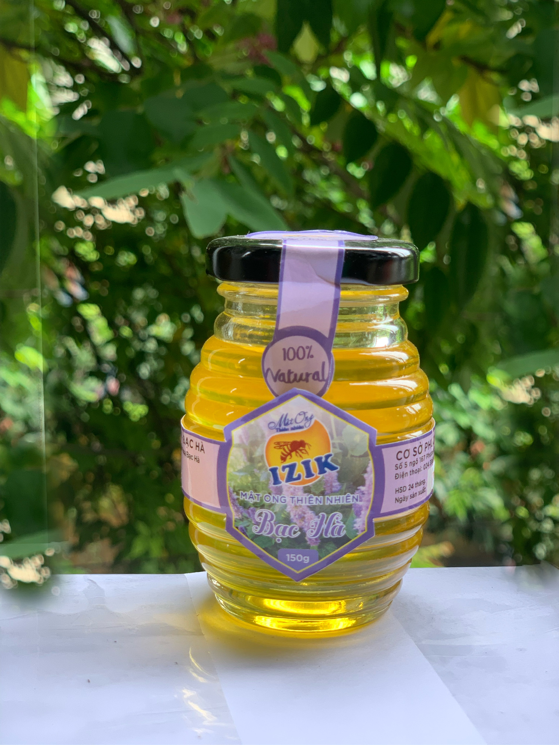 Mật Ong Bạc Hà cao nguyên đá Hà Giang 100% nguyên chất-150gram