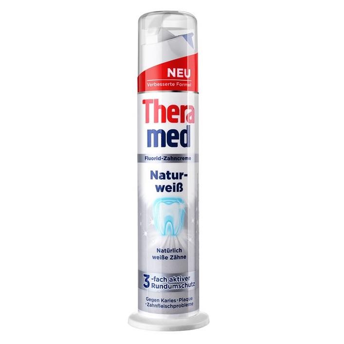 Kem đánh răng Theramed naturweiß dạng ống 100ml - Đức