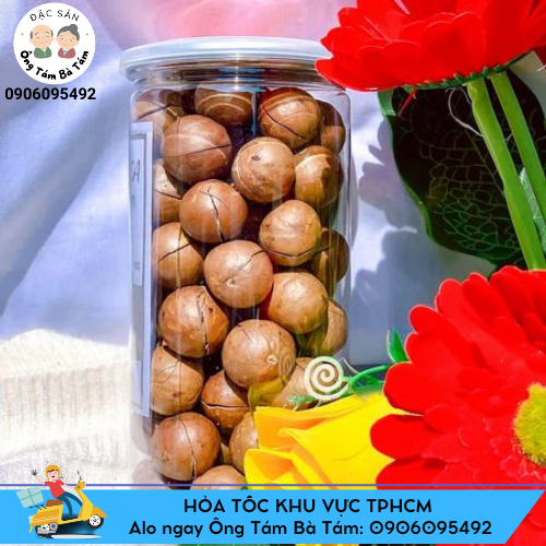 500 gr hạt macca sạch đăklăk - đặc sản ông tám bà tám