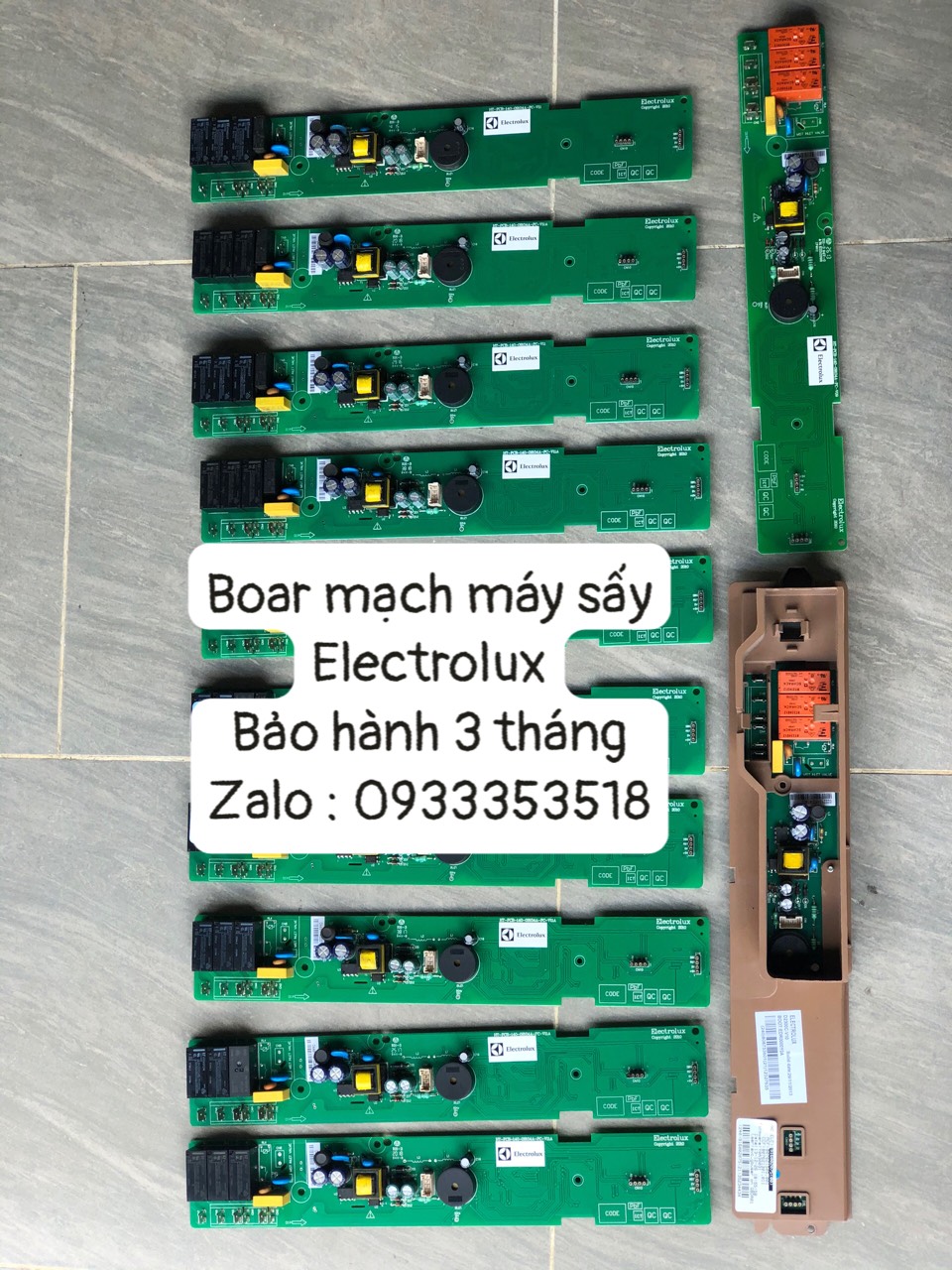 Boa máy sấy electrolux edv:605-6051-6552-705-7051-7552….