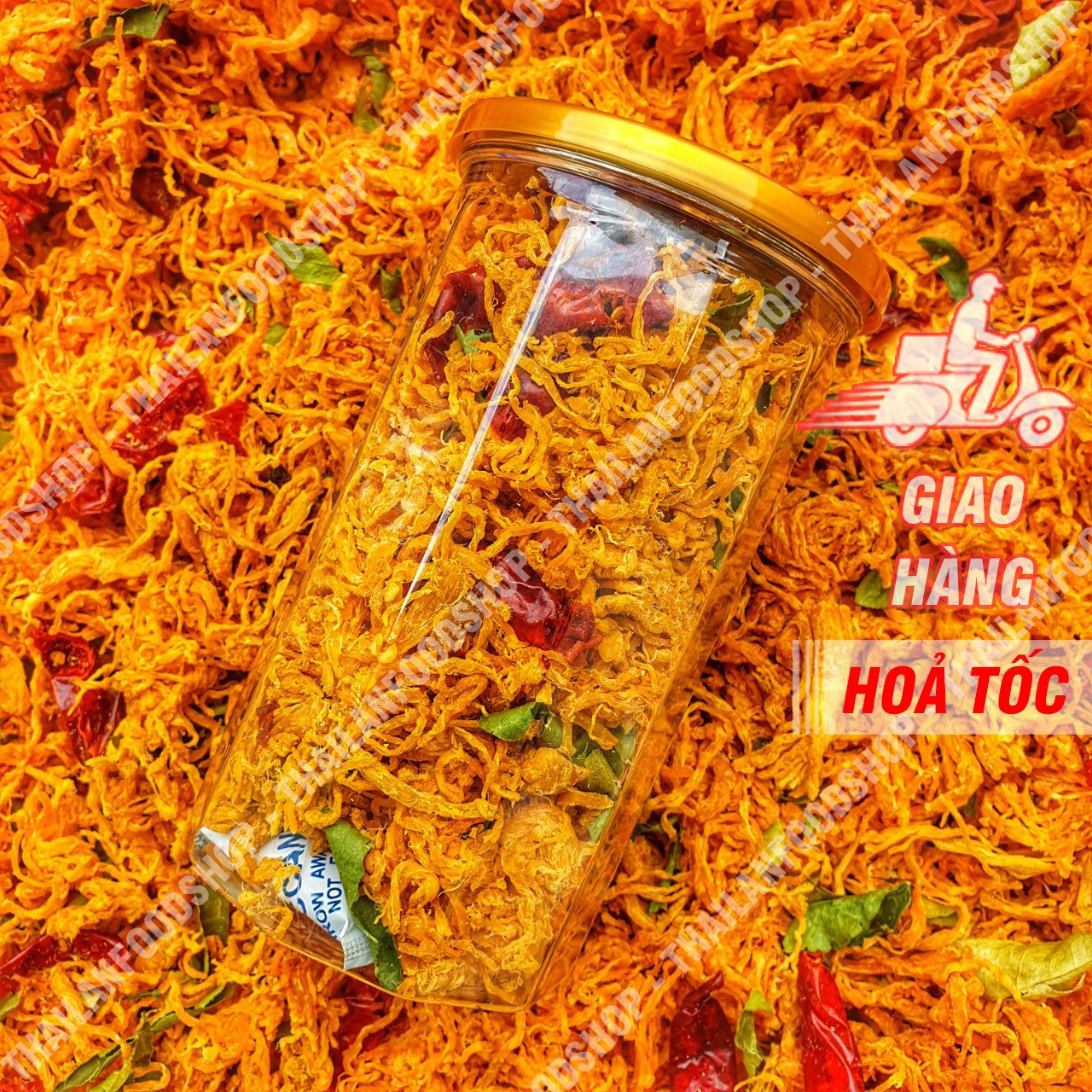 Khô gà - khô heo - chà bông heo lon 300gr - 150gr