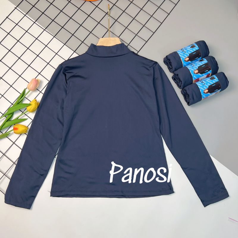 Áo giữ nhiệt nữ cổ cao 3cm áo thu đông nữ siêu co giãn, mặc thoải mái Panosi - A510