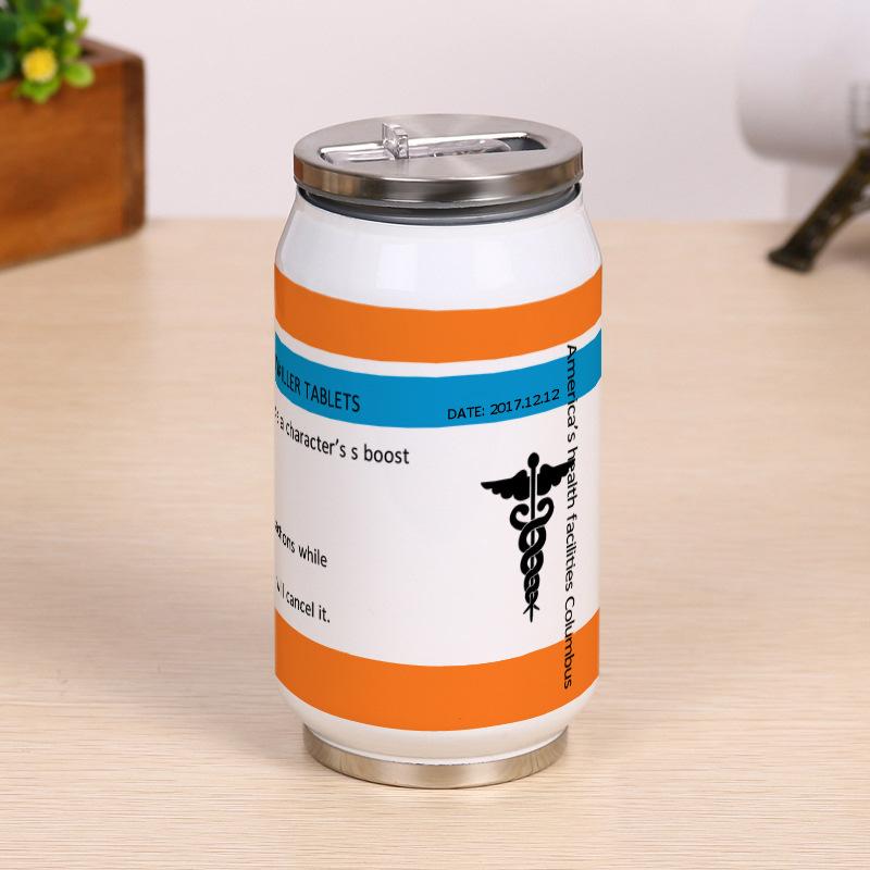 Bình giữ nhiệt painkillers pubg size 300ml - bình nước pubg