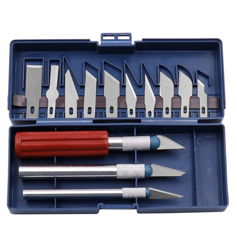 Bộ dao khắc, trổ, thủ công mỹ thuật 13in1