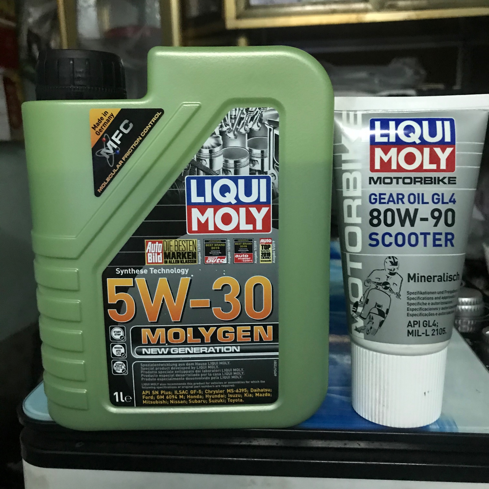Full combo nhớt máy nhớt láp liquimoly