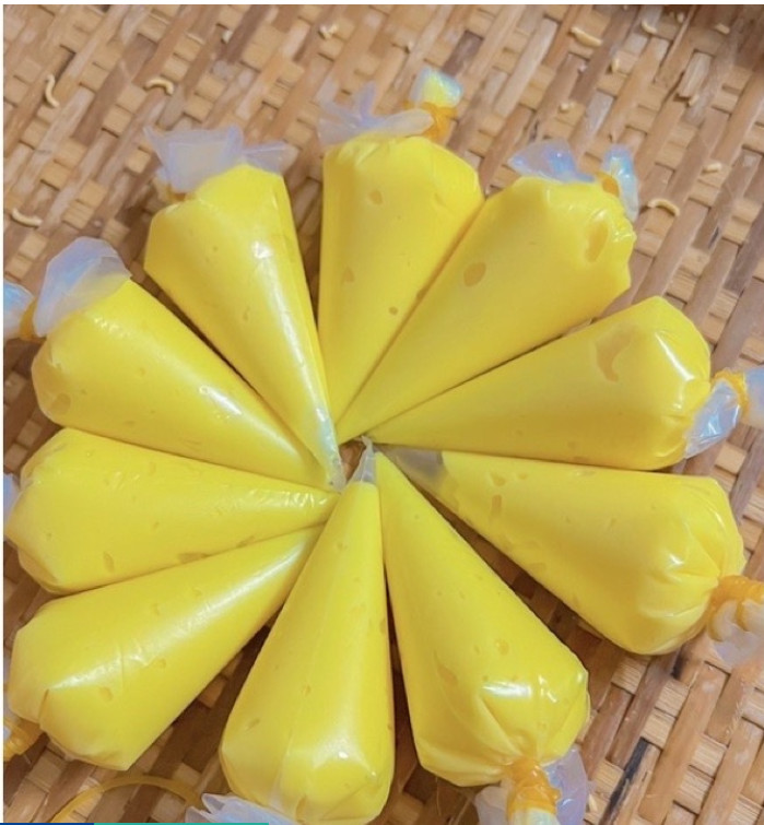 Bơ vàng béo - ăn kèm bánh tráng 100g - dùng thử.