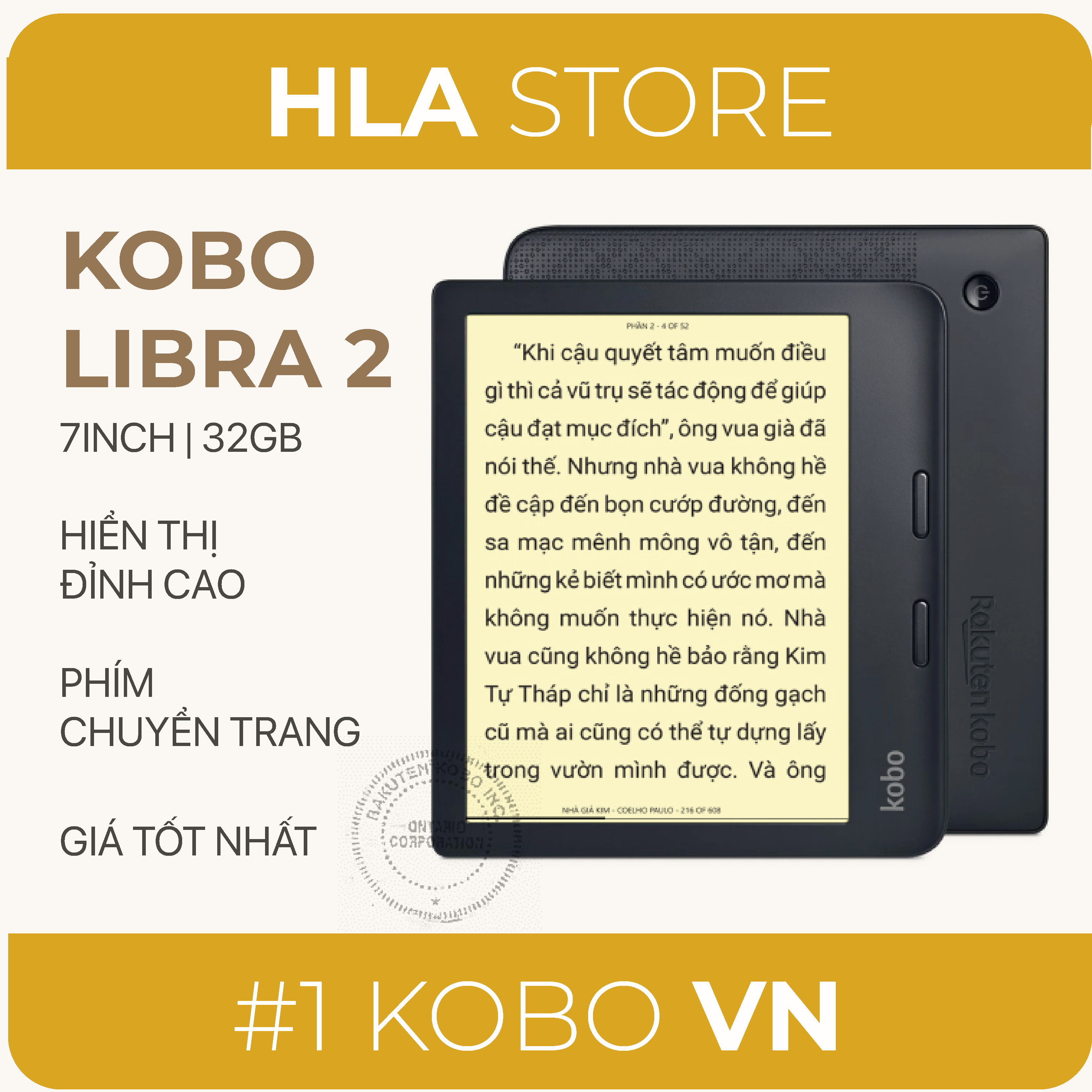 Kobo Libra 2 E-Reader |   7 Inch |   32Gb - 12 Month Warranty