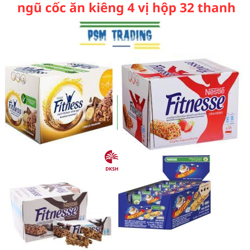 HCMNgũ cốc Nestlé Fitnesse vị socola 23.5g date 1 2024