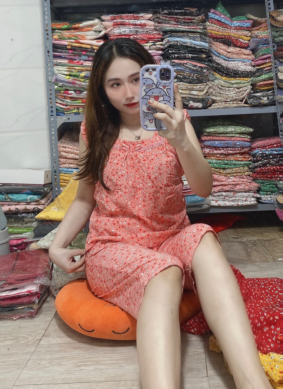 Đồ bộ lửng lụa mango cao cấp freesize dưới 40 - 58kg