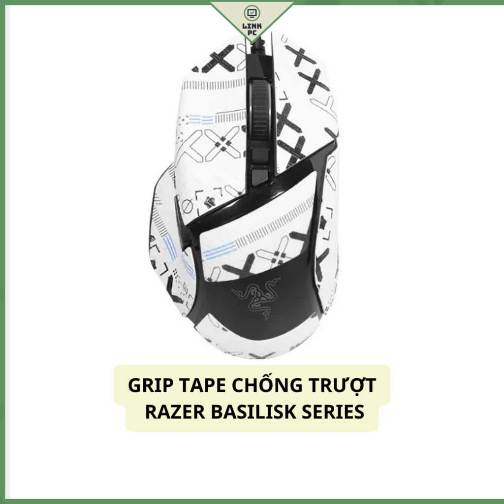 Miếng Dán Chống trượt | Grip Tape Chống Trượt Cho Chuột Razer Basilisk  Hyperspeed | Utimate