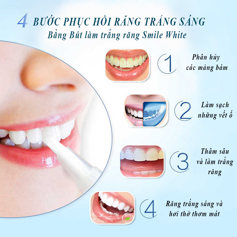[CAO CẤP] Gel Làm Trắng Răng White Smile Nhật Bản