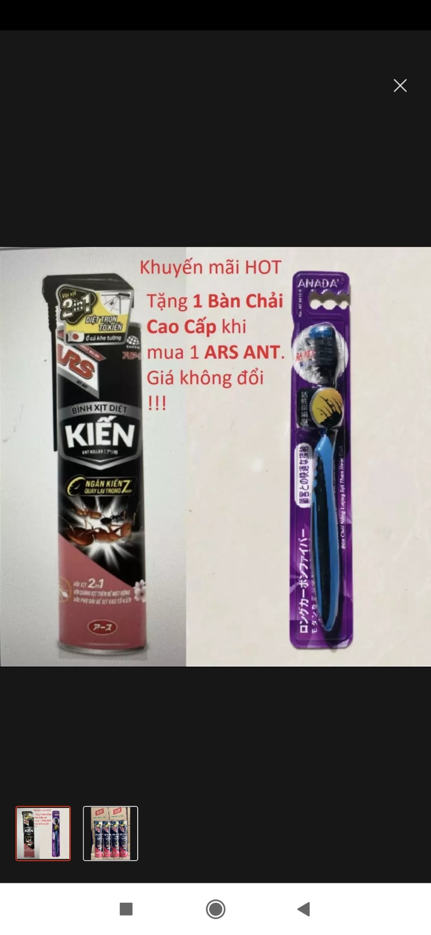 Xịt kiến ars 500ml