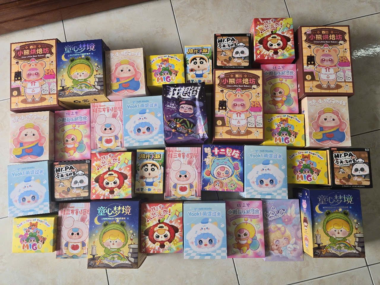 Combo 3 Hộp Mù BabyThree Ngẫu Nhiên, Túi mù Blindbox gấu bông Ngẫu nhiên Baby three siêu dễ thương