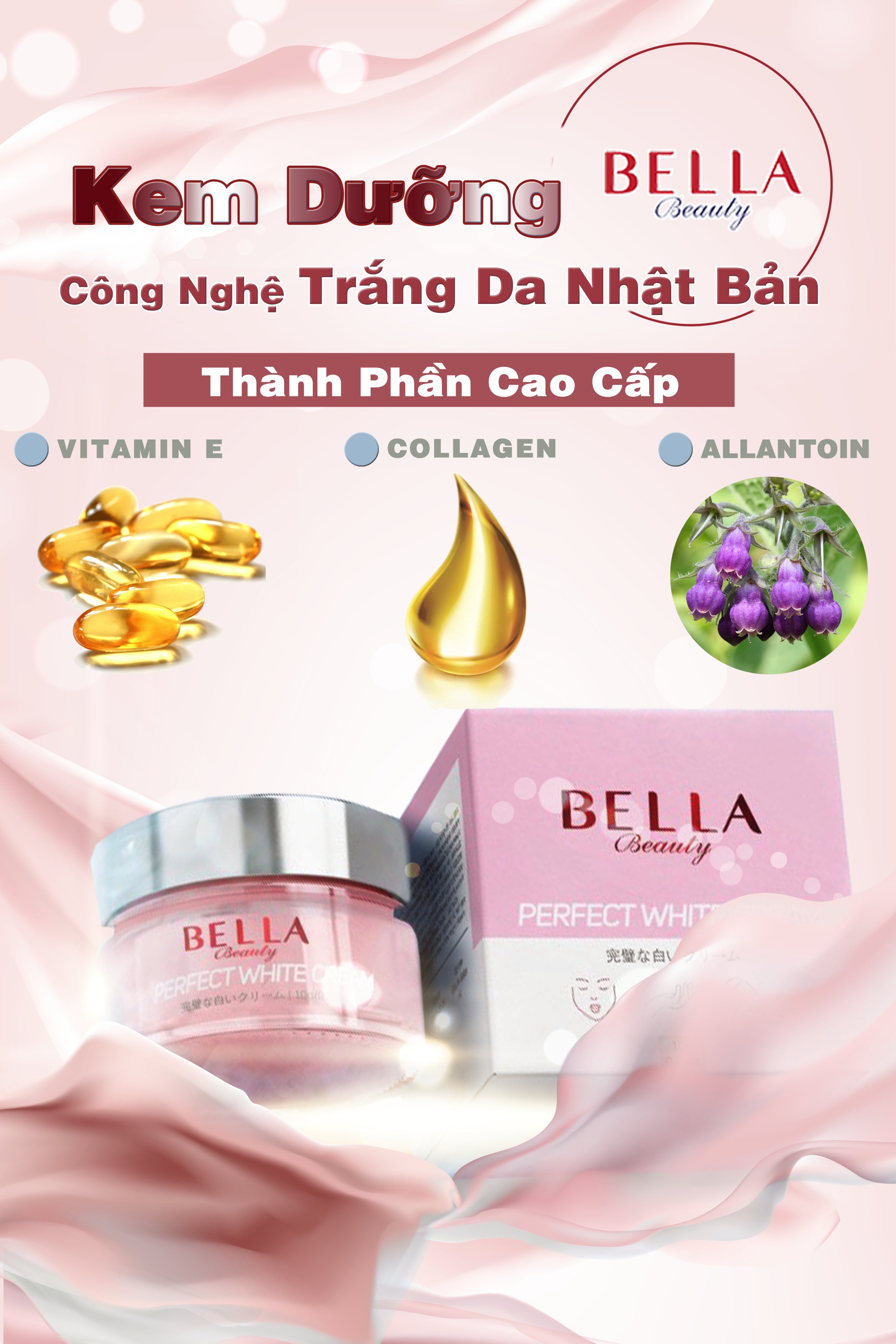 KEM FACE BELLA DƯỠNG TRẮNG DA