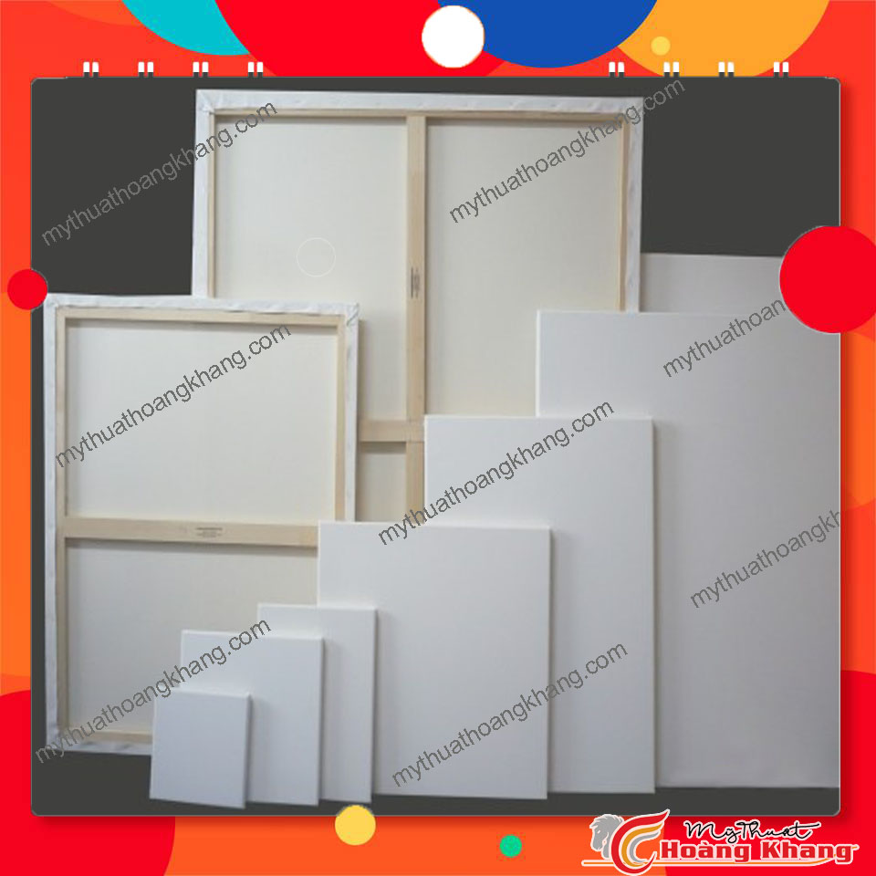 Toan Vẽ , Vải Vẽ Tranh Sơn Dầu , Sơn Axilic , Màu Nước Căng Sẵn Trên Khung Gỗ , Kích Thước 45cm x 60cm ( Tặng Móc Treo) Mỹ Thuật Hoàng Khang