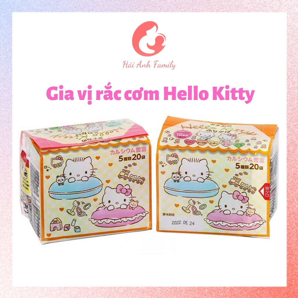 NHẬT BẢN Gia vị rắc cơm Hello Kitty cho bé