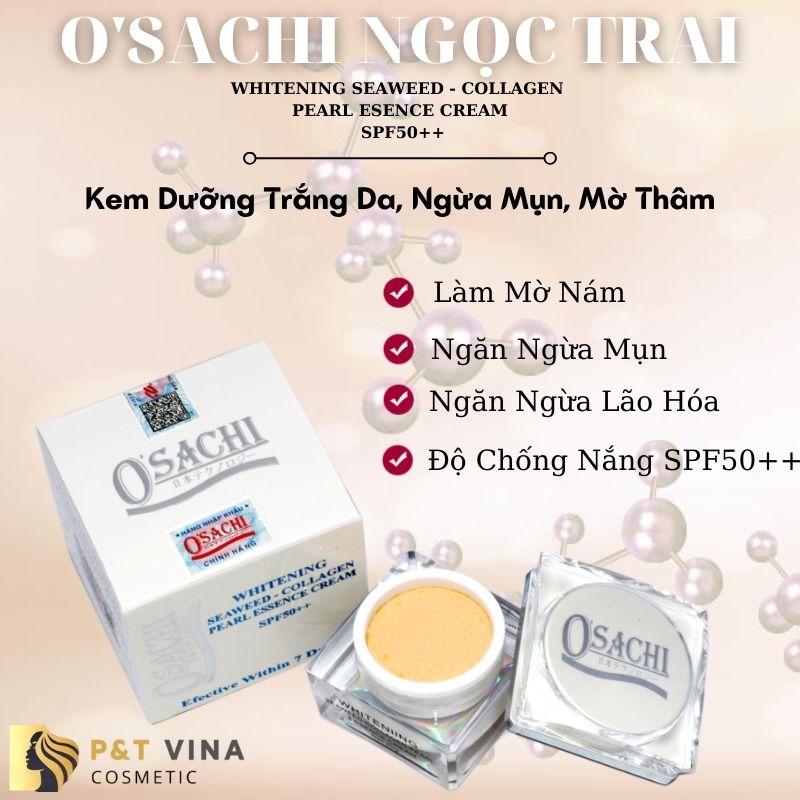 [CHÍNH HÃNG] KEM OSACHI DƯỠNG TRẮNG DA NGỌC TRAI - RONG BIỂN - COLLAGEN - KEM DƯỠNG TRẮNG DA - KEM DƯỠNG DA NHẬT BẢN