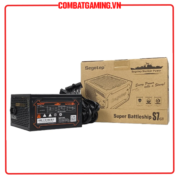 Nguồn segotep battleship s7 550w cáp dẹt đen hàng chính hãng