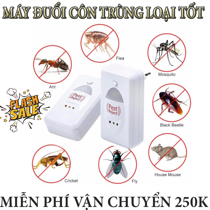 [HCM]máy đuổi chuột + Đuổi Côn Trùng Bằng Sóng Siêu ÂmMUA NGAY Máy Đuổi Côn Trùng Pest Rect Cao Cấp 2019 đuổi chuộtgiánmuỗi..v.v.. hiệu quả sau 7 ngày.