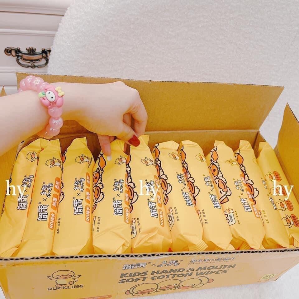 Thùng 10 bịch khăn giấy ướt , khăn giấy ướt siêu hot