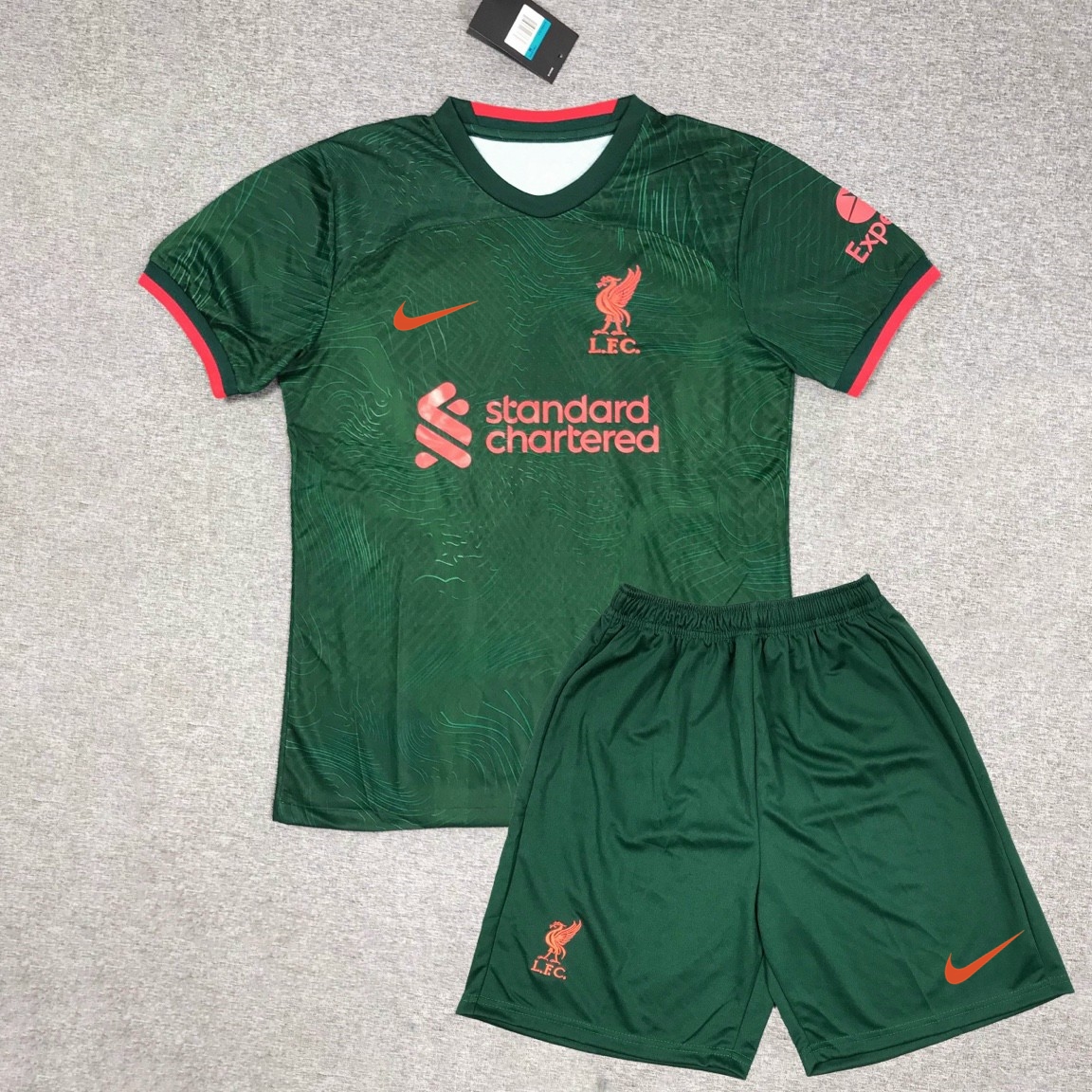 Áo bóng đá clb liverpool-xanh-vải gai thái cao cấp