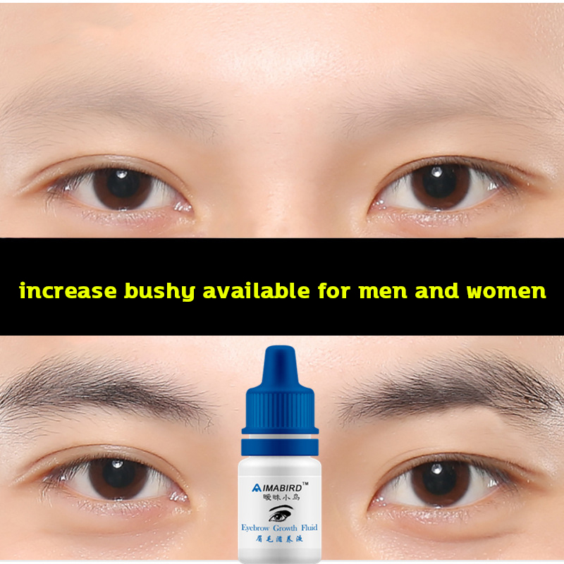 3ML pampakapal ng kilay eyebrows growth liquid Thick Growth Nutrition Thickening Eyelashes Male Black Sideburns Eyebrow Liquid Nourishing Hair Follicle 100% Natural Growth beard