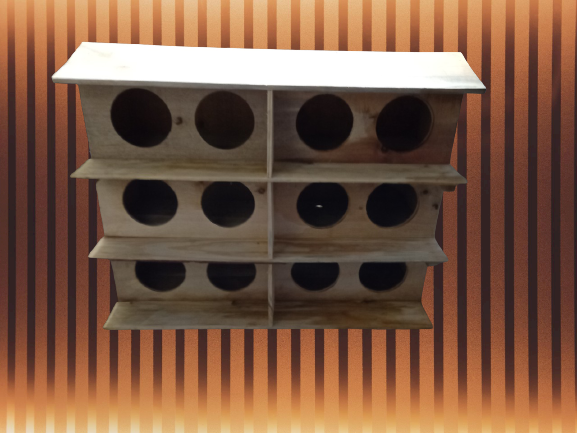 Chuồng chim bồ câu bằng gỗ 12 lỗ