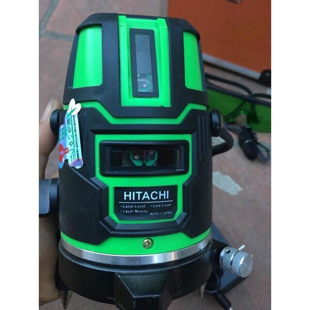 Máy laser cân mực bắn cốt HITACHI 5 tia xanh laze, kính, sạc, chân máy, hộp sắt