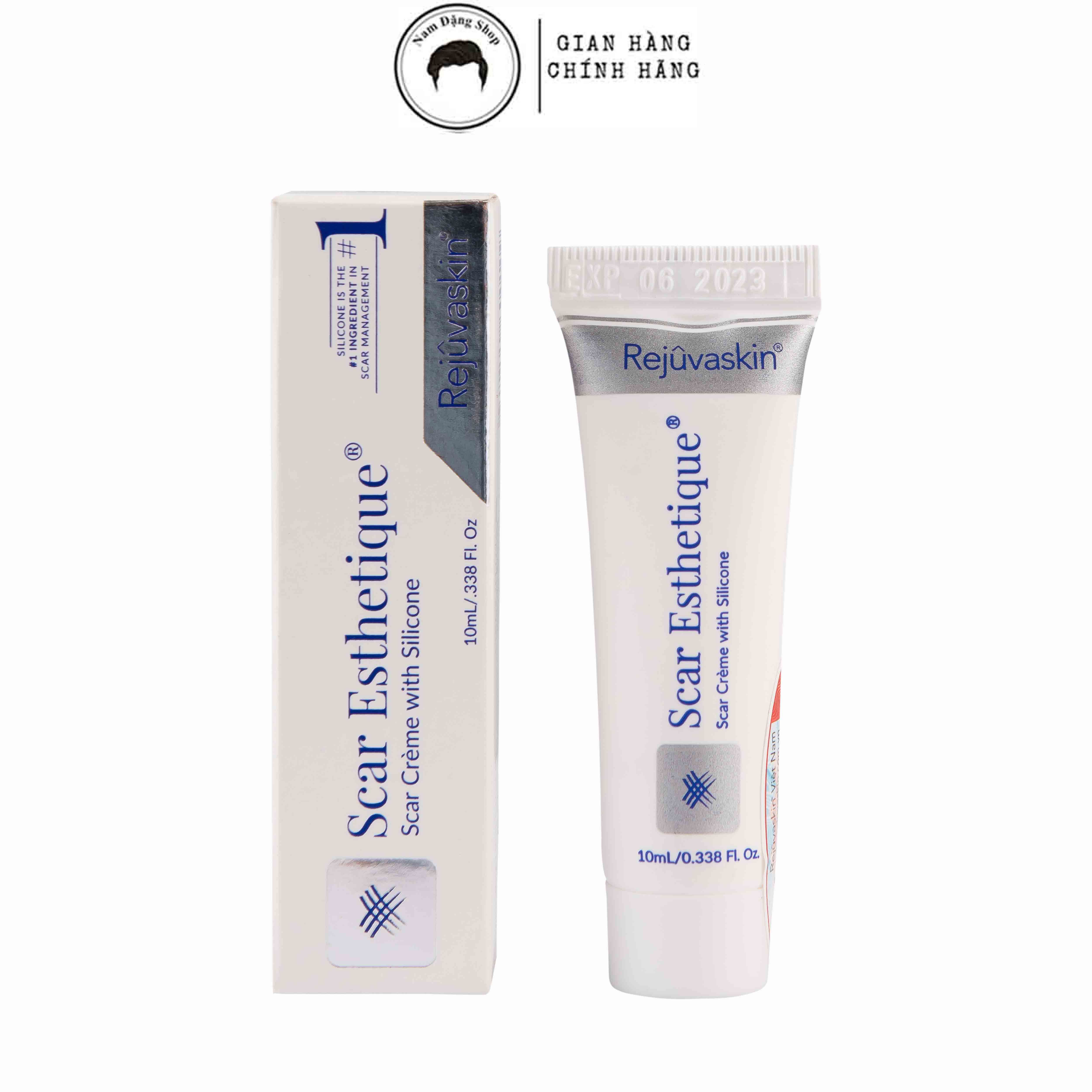 Kem xóa Sẹo Thâm, lấp đầy Sẹo Rỗ, Sẹo Lõm Rejuvaskin Scar Esthetique 10ml