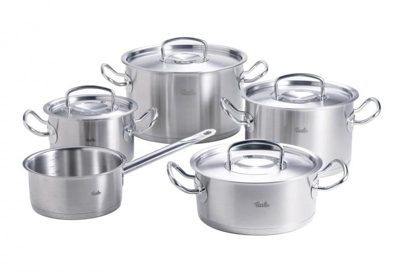 [Trả góp 0%] Bộ Nồi Fissler Profi Collection 4 Nồi 1 Chảo Nắp Kính