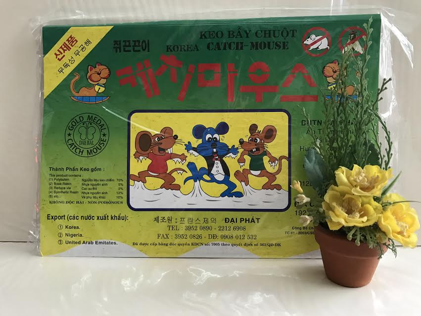 Keo dính chuột Đại Phát dạng miếng/ hủ 140g