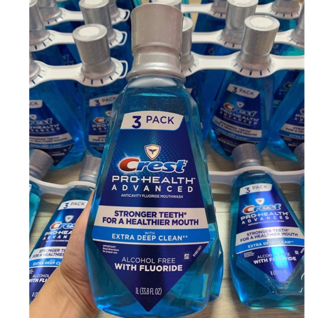 Nước Súc Miệng Crest Pro-Health Advanced with Extra Deep Clean Mouthwash
