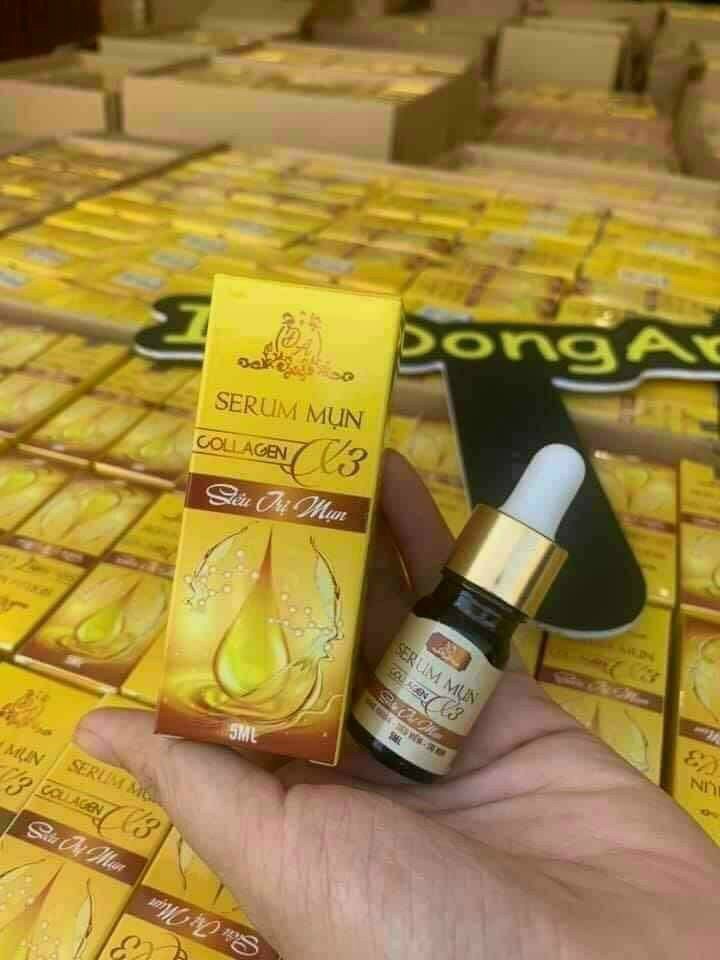 Serum Mụn X3 Collagen Đông Anh 5ml - Chính hãng