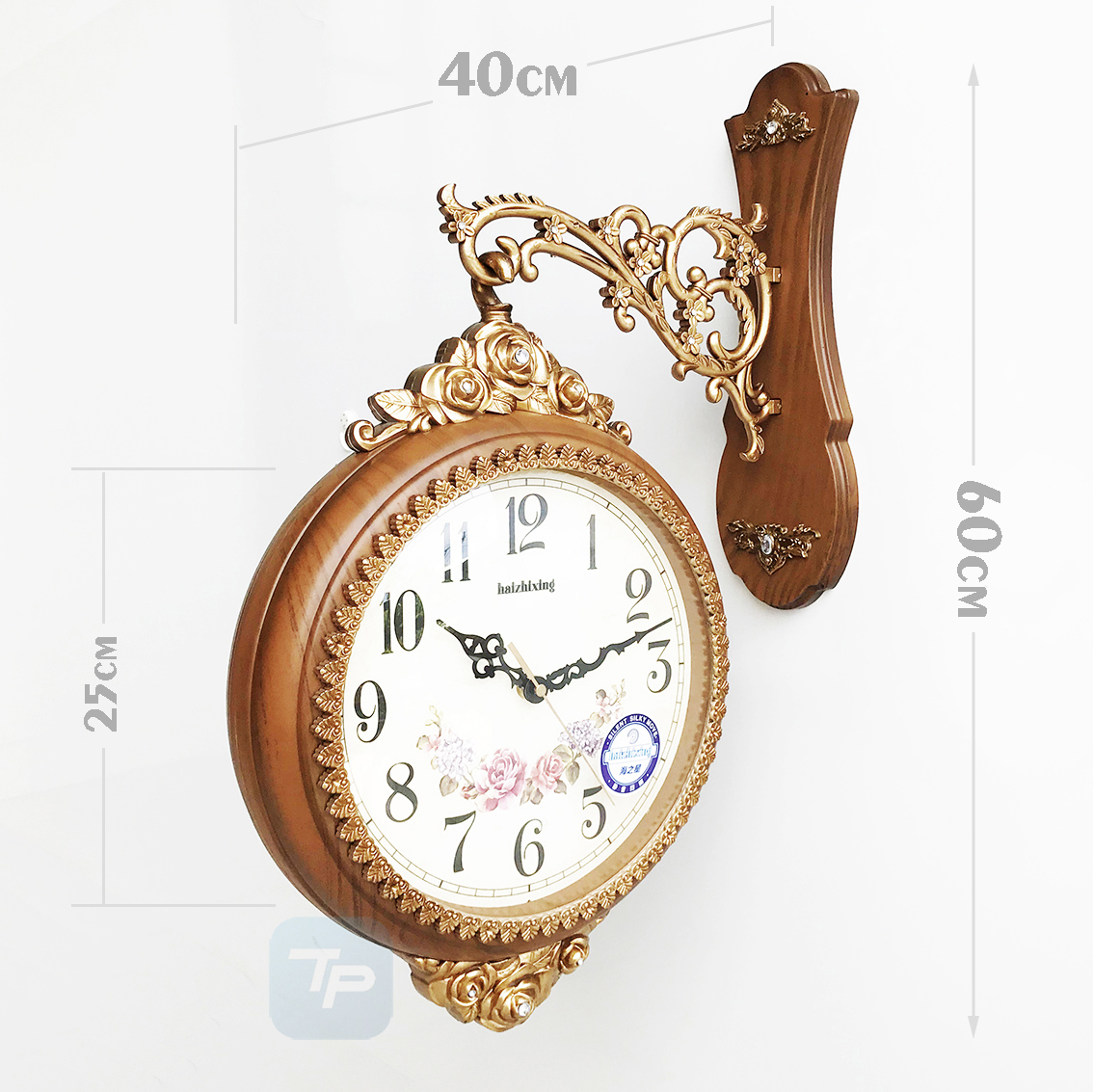 Đồng hồ hai mặt treo tường 06n