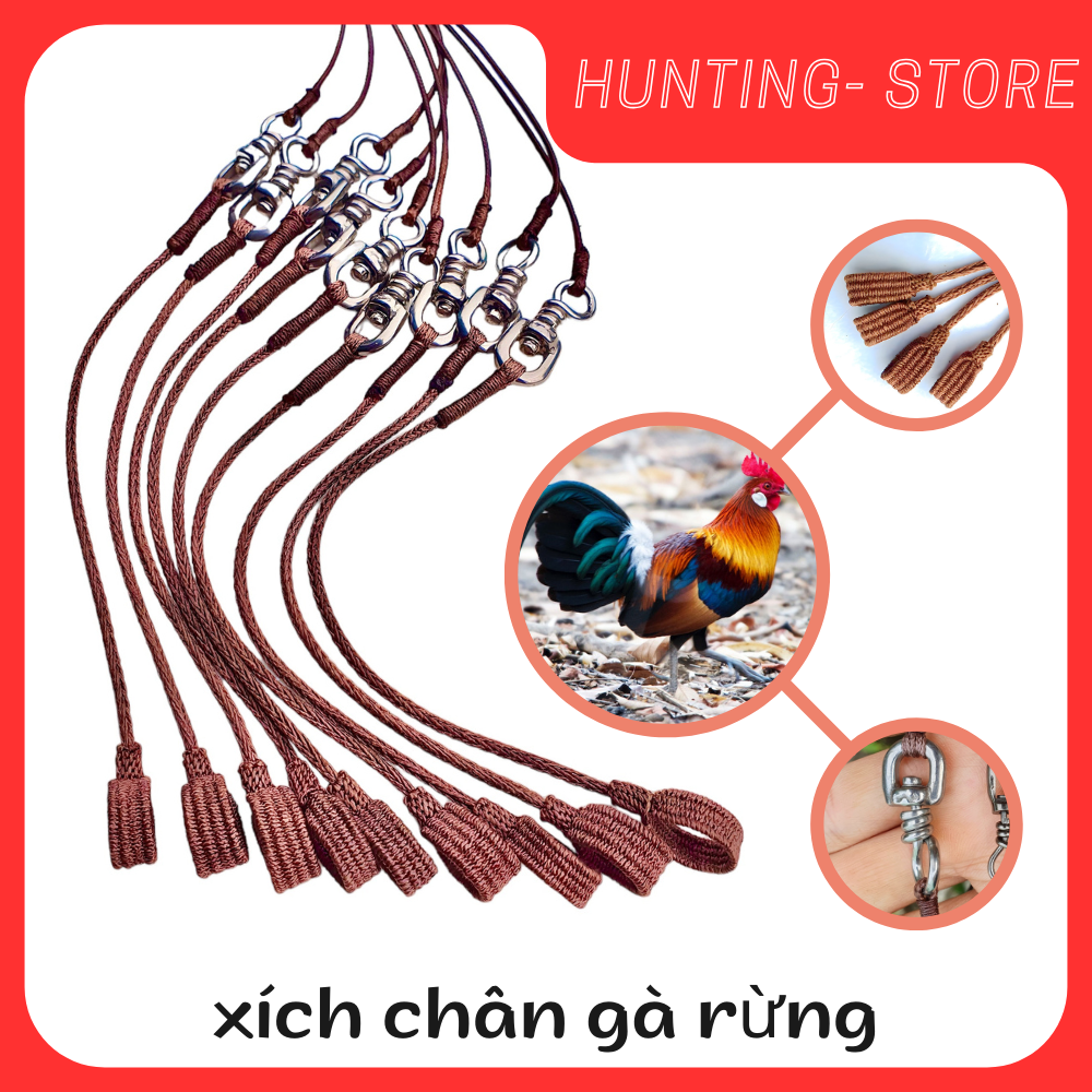 Xích gà rừng cao cấp đan 10 sợi chống xoắn siêu bền