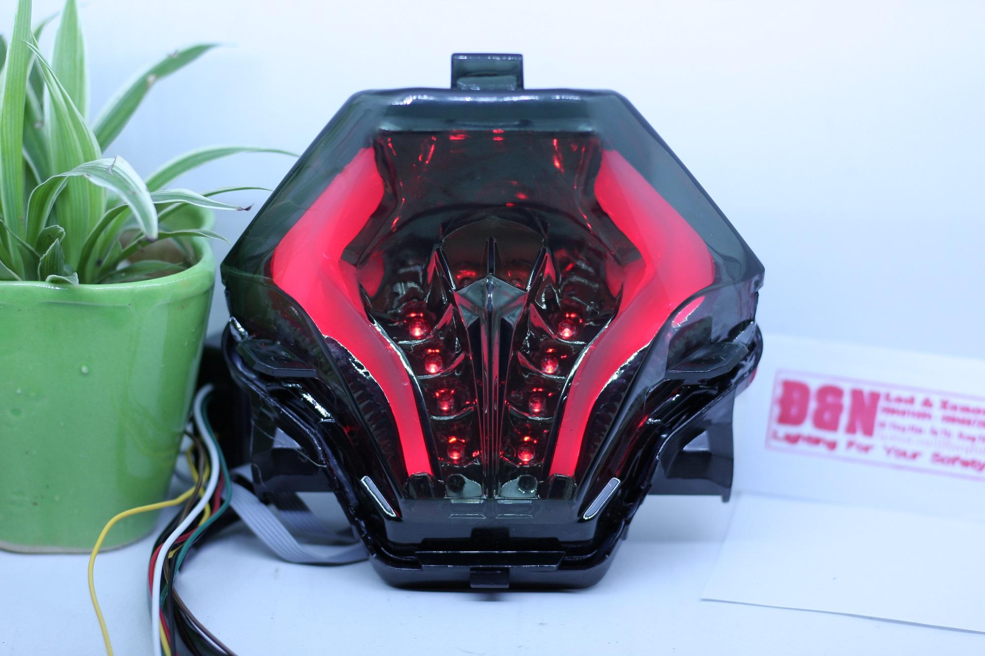 Exciter 150 đèn hậu led audi a9 pro 24 hiệu ứng màu sắc trình diễn