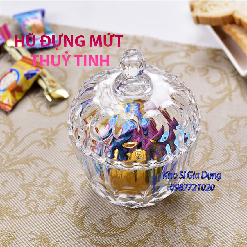 Hủ Thủy tinh đựng bánh kẹo mứt