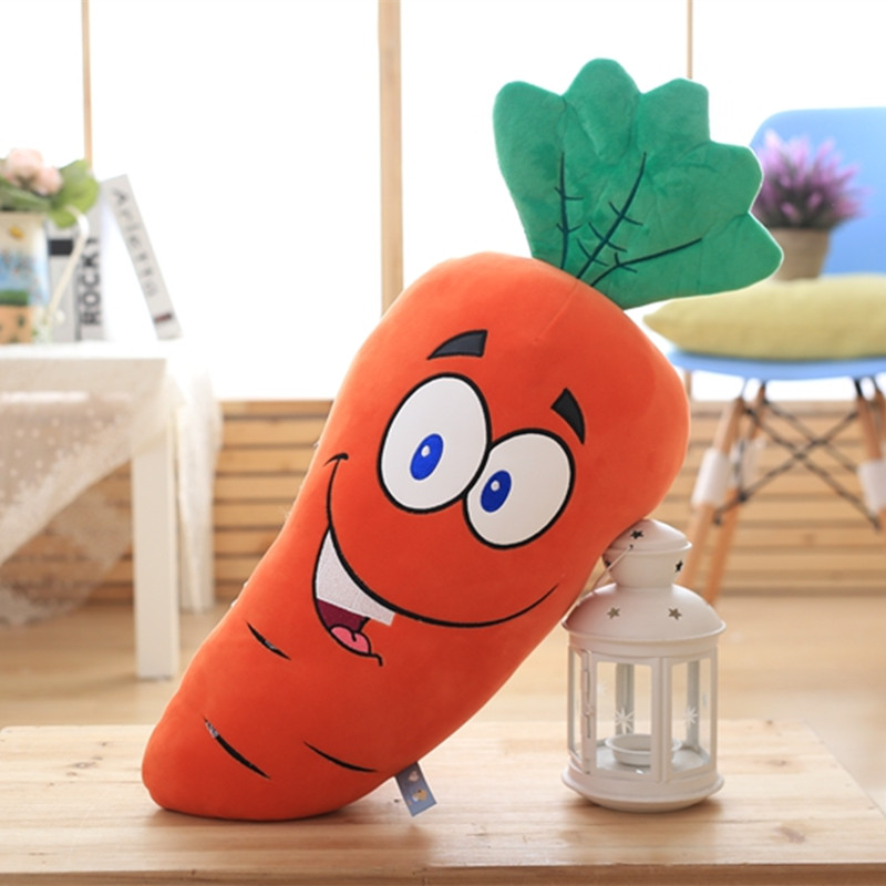 Gấu bông hình củ cà rốt 20cm - Gối ôm của cà rốt mềm mại, ngộ nghĩnh, vải nhung co dãn 4 chiều - Gấu bông an toàn, quà tặng gấu bông ý nghĩa