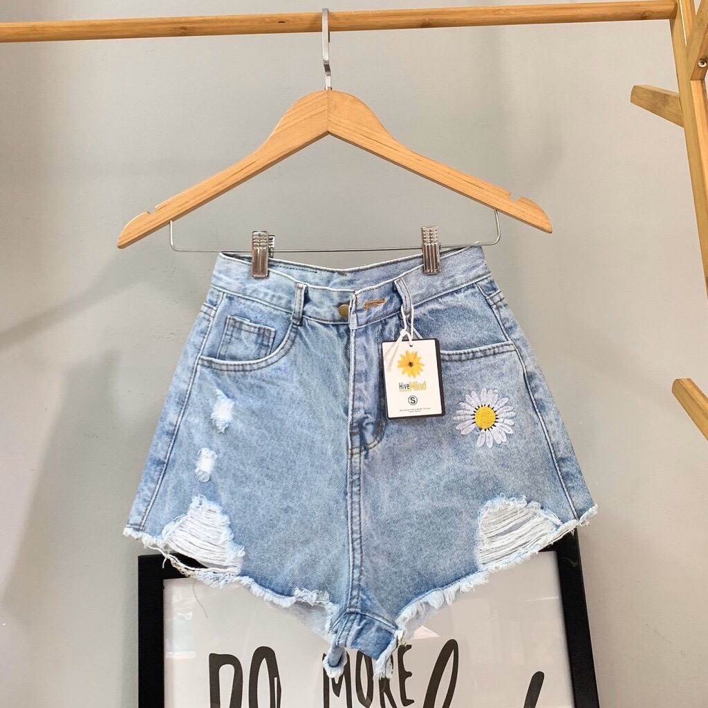 QUẦN SHORT JEAN nữ MẪU MỚI CHẤT BÒ XỊN LƯNG SIÊU CAO GR QA5