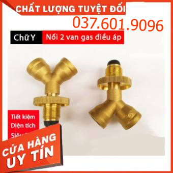 Y chia bếp gas bằng đồng cao cấp